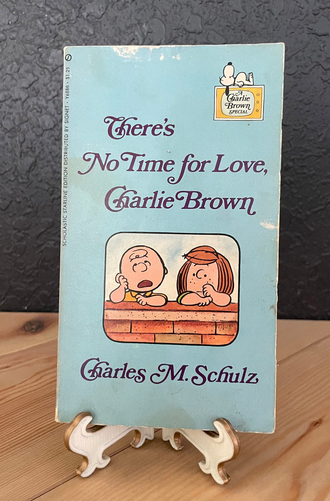 1974 “There’s No Time For Love, Charlie Brown” Vintage Paperback Book