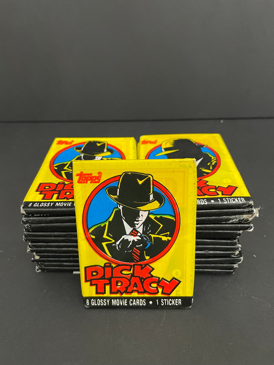 Vintage Sealed Dick Tracy Trading Card Packs (25)