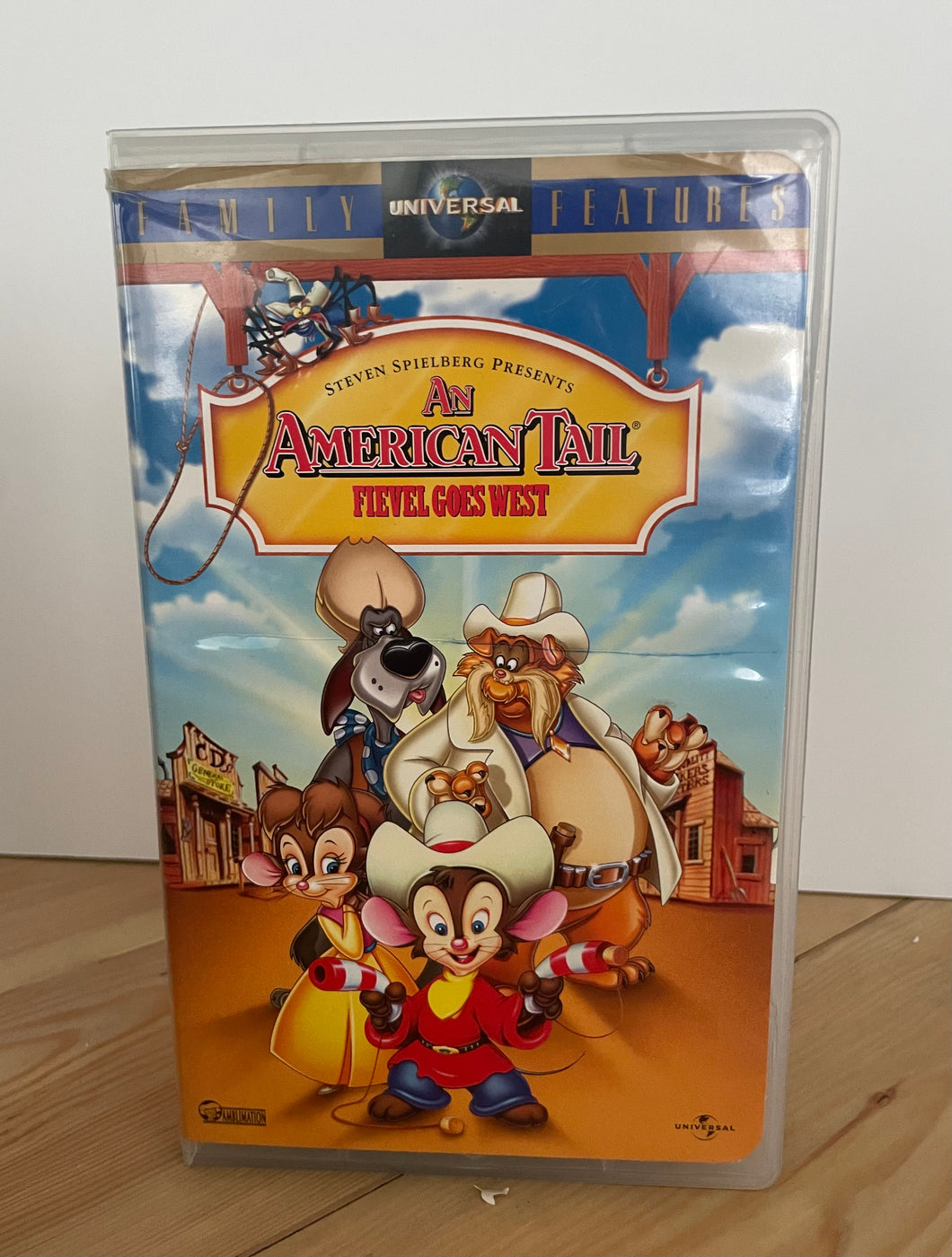 Vintage Universal 1992 “An American Tail: Fievel Goes West” VHS