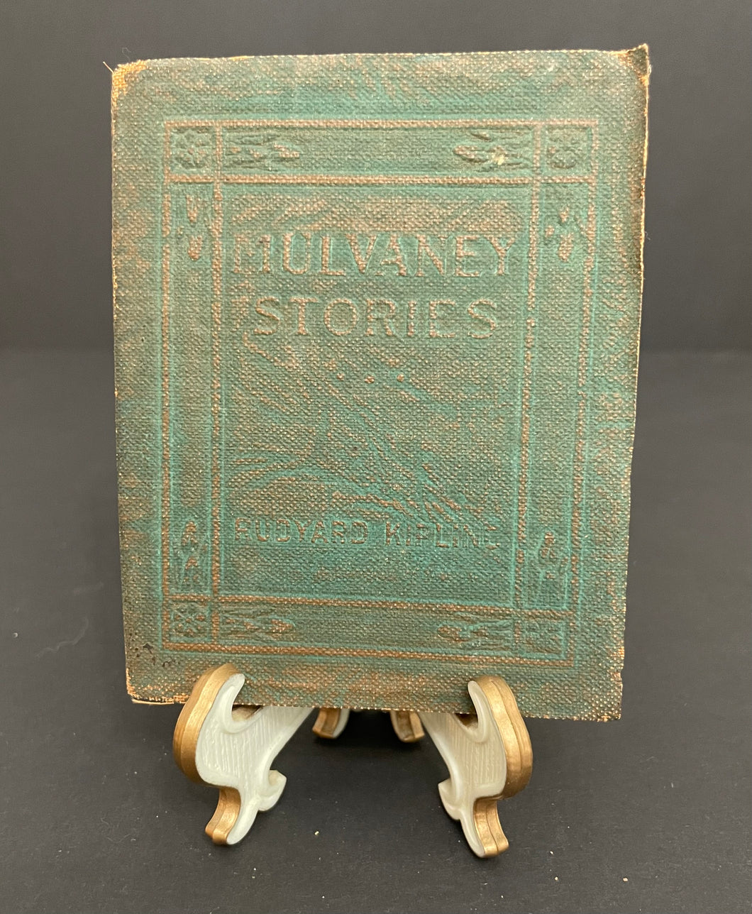 Antique Little Leather Library “Mulvaney Stories” by Kipling