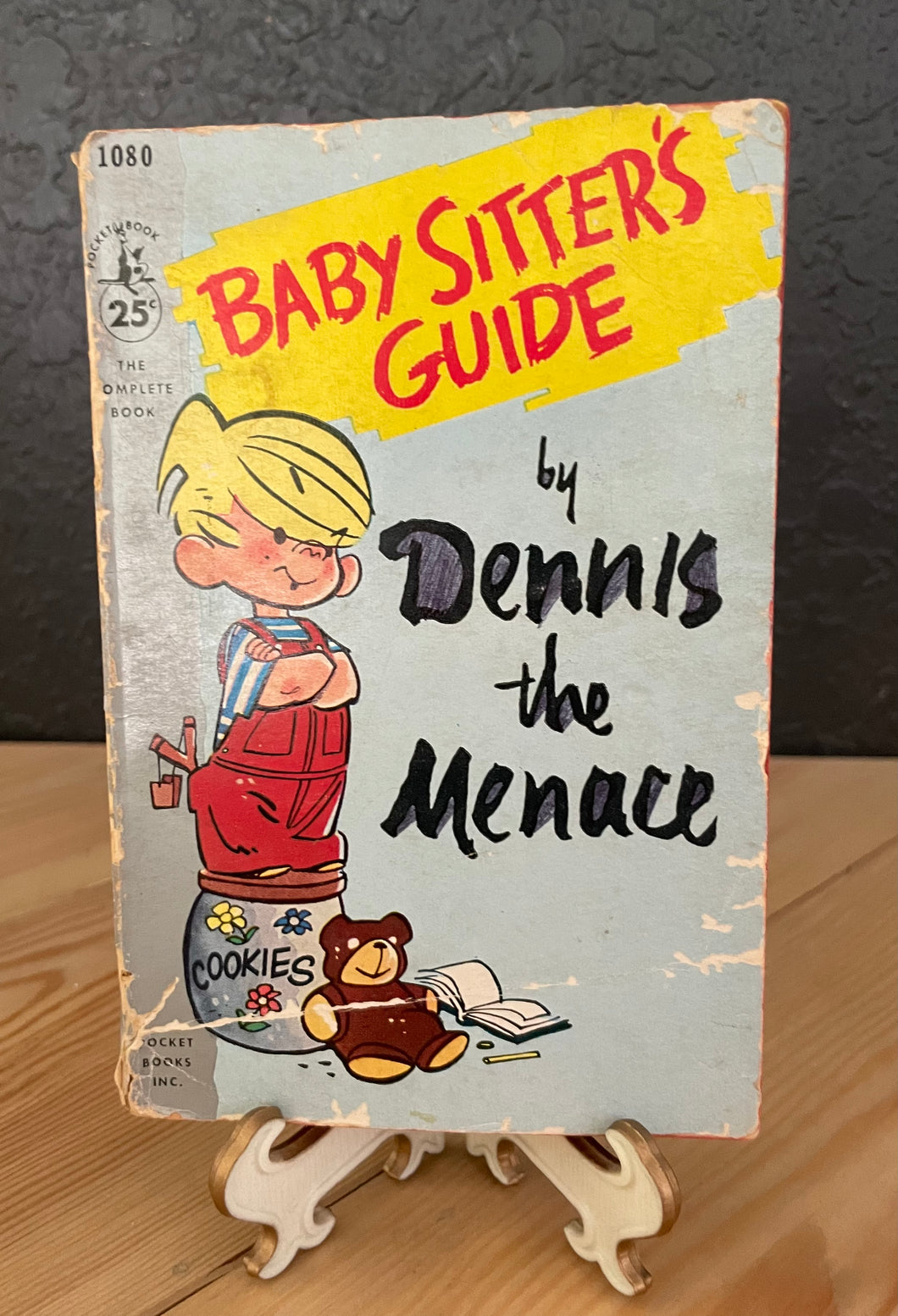 1954 “Babysitter’s Guide By Dennis the Menace” Vintage Paperback Book