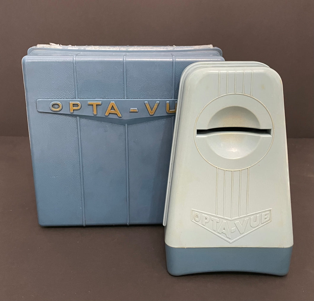 Vintage 1960s Opta Vue Handheld 35MM Viewer with Case