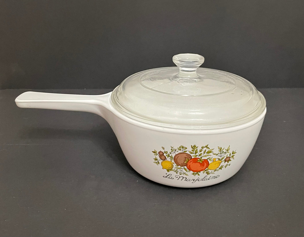 Vintage Pyrex Corningware “Spice of Life” 1.5 pint Saucepan with Lid