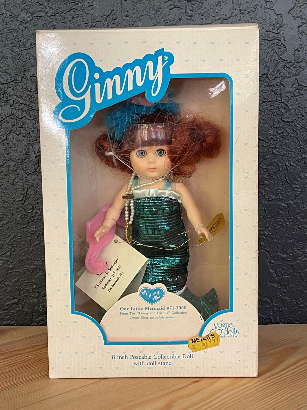 Vintage Ginny Our Little Mermaid Doll New in Box