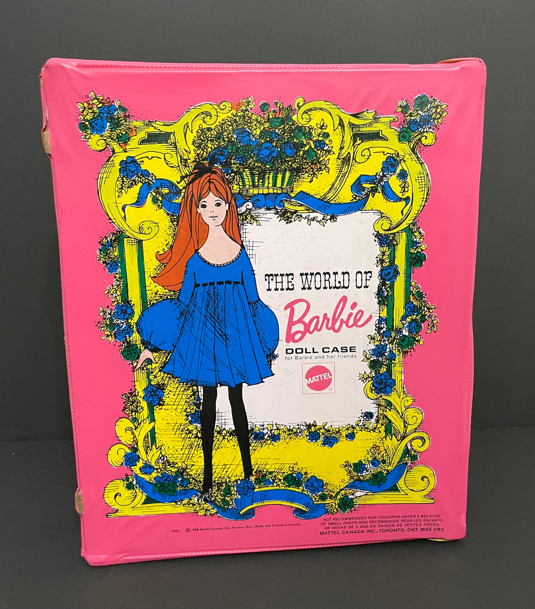 The world of barbie doll store case 1968