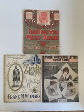 Load image into Gallery viewer, Antique Sheet Music from the 1800s Lot of 13
