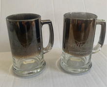 Load image into Gallery viewer, Vintage Mercury Glass Budweiser Beer Mugs
