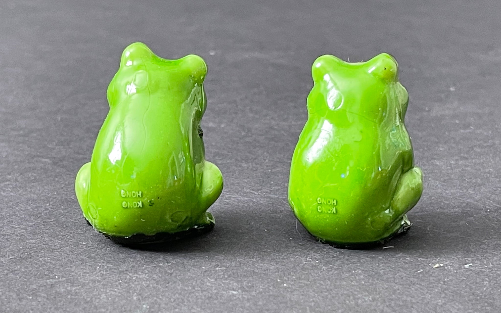 Green Vintage Rubber Frog Made In Hong Kong