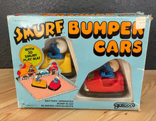 Load image into Gallery viewer, Vintage 1982 Smurfs Bumper Cars Never Used
