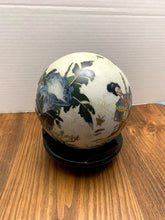 Load image into Gallery viewer, Vintage Chinese Hand painted Ball Statue With Stand
