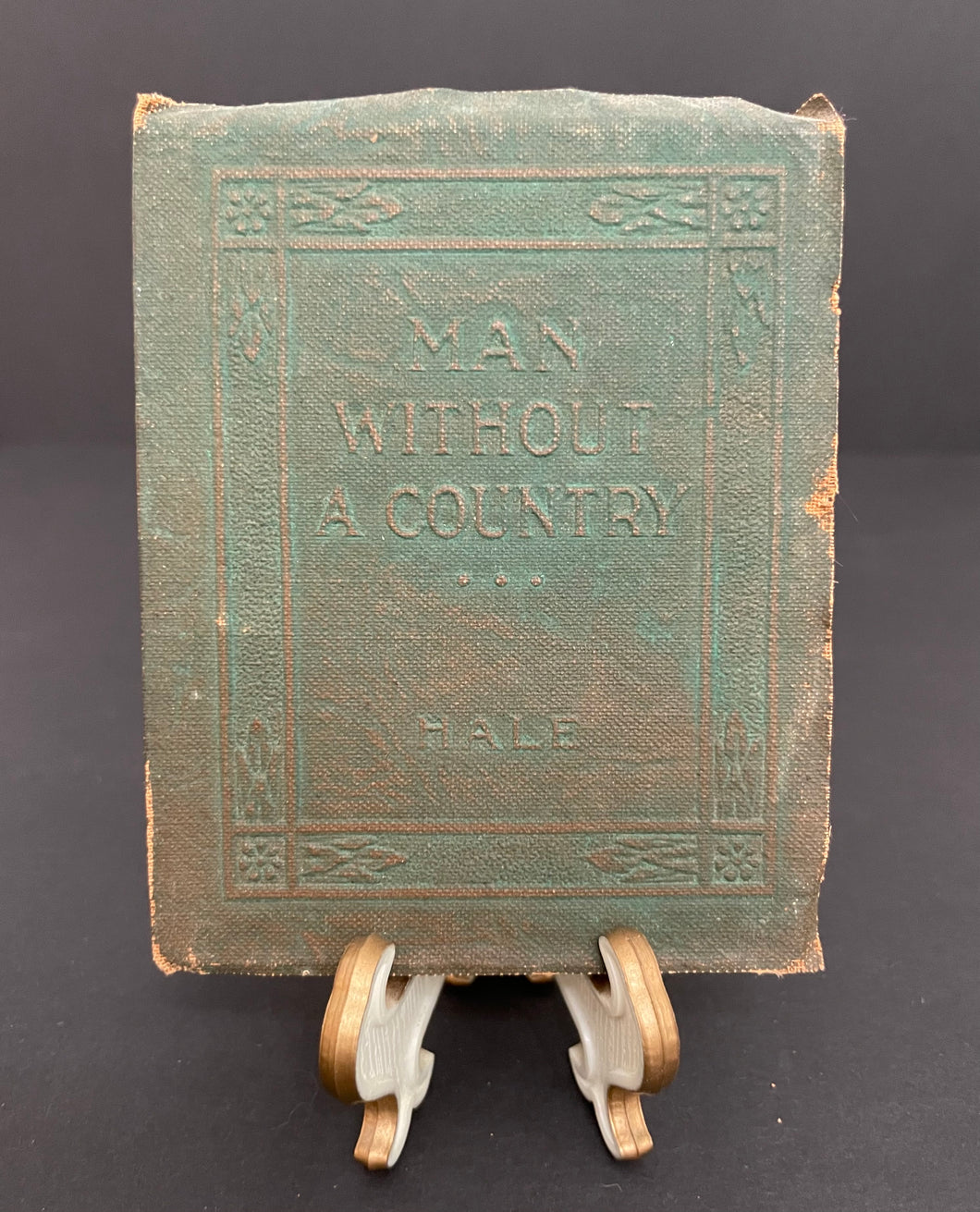 Antique Little Leather Library “Man Without A Country” by Hale