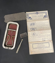 Load image into Gallery viewer, Vintage 1920s Rolls Safety Razor With Original Box and Papers
