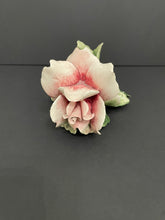 Load image into Gallery viewer, Vintage Nouva Capodimonte Rose Candle Holder
