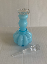 Load image into Gallery viewer, Vintage Fenton Blue Glass Perfume Bottle
