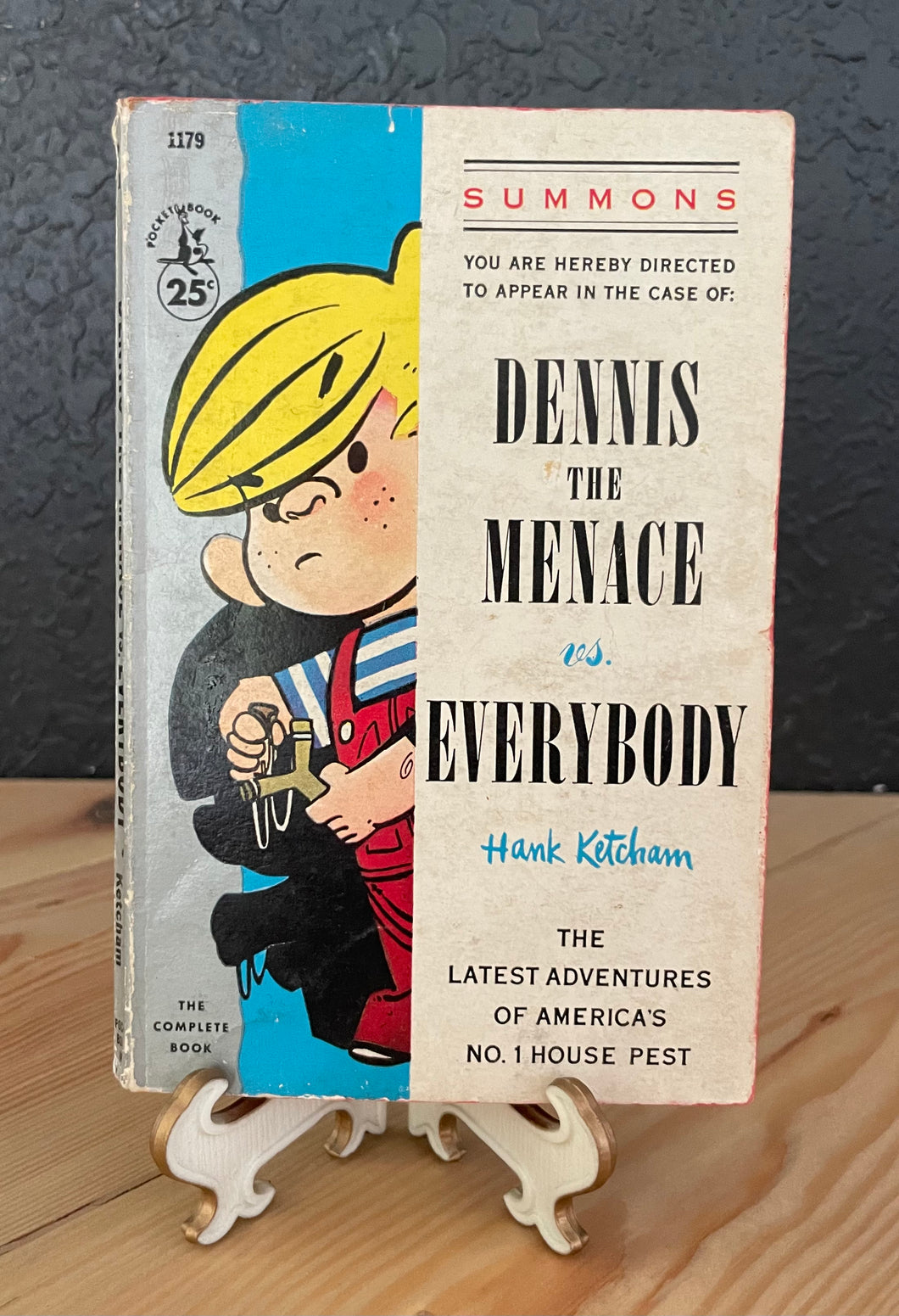 1955 “Dennis the Menace VS Everybody” Vintage Paperback Book