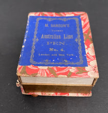 Load image into Gallery viewer, Antique Swanson Australian Lime #4 Pen Quill Tips Opened Box
