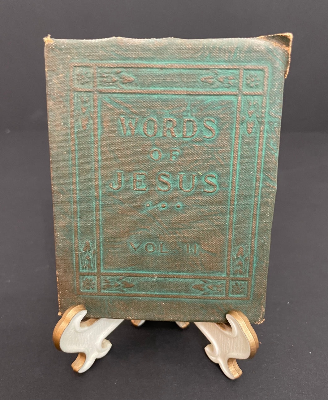 Antique Little Leather Library “Words of Jesus” Vol II Book