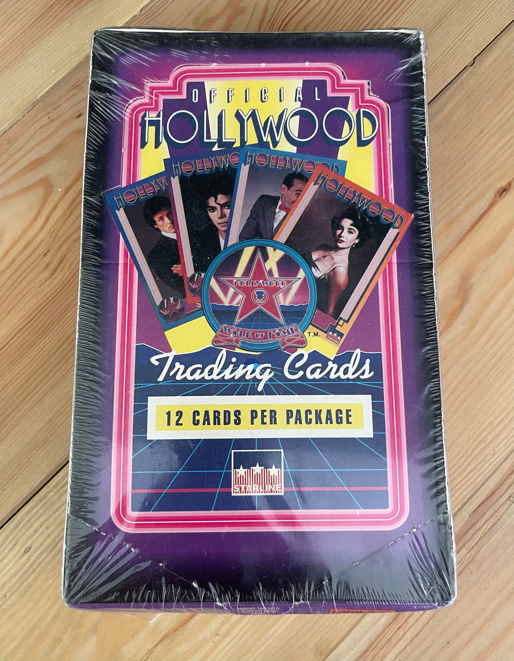 1991 Factory Sealed Box Set Hollywood Trading Cards