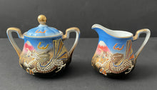 Load image into Gallery viewer, Vintage Dragonware Moriage Blue Occupied Japan Porcelain 23 pcs Tea Set
