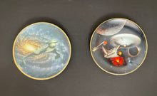 Load image into Gallery viewer, Vintage Hamilton Star Trek Starships Miniature Collection Porcelain Plate Set of 2 with COA
